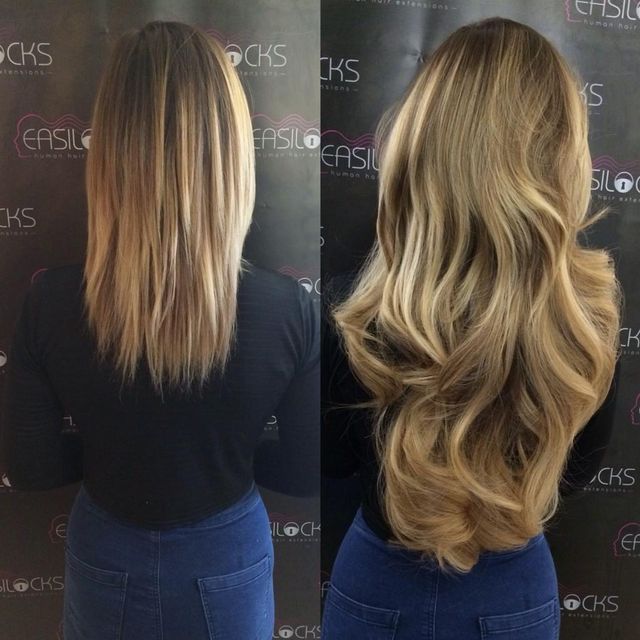 Human hair clearance extensions easilocks